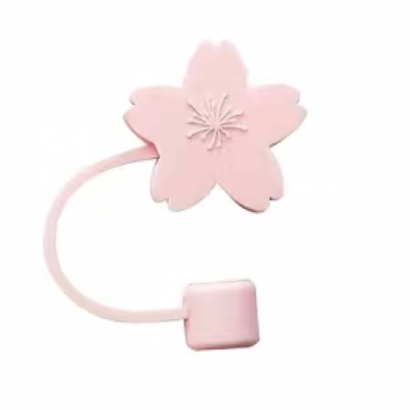 2 Piece Flower and Smiling Sun Stanley Cup Straw Covers - Picture 4 of 5